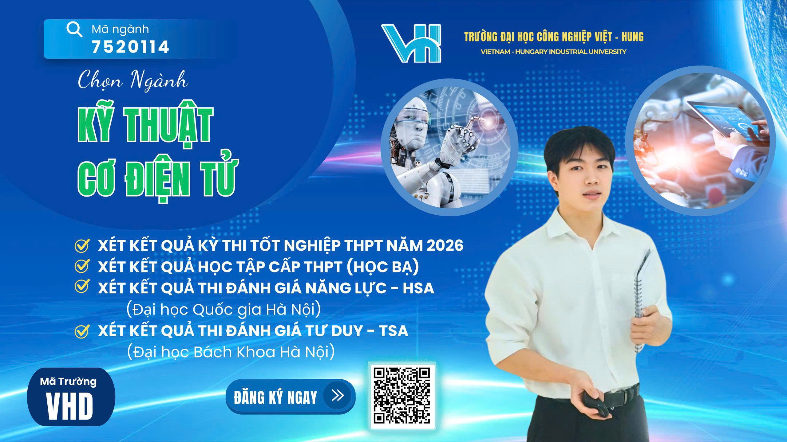 Ngành Kĩ thuật cơ điện tử xét tuyển thế nào? Học phí bao nhiêu?